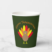 Happy Thanksgiving Pappbecher (Vorderseite)