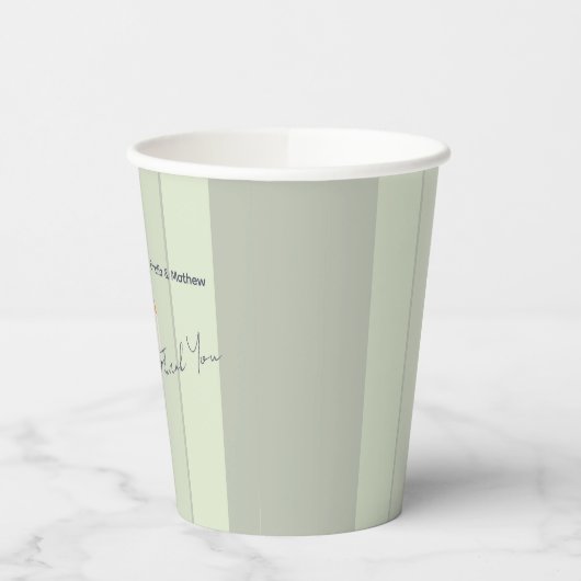 Happy Thanksgiving Pappbecher (Links)