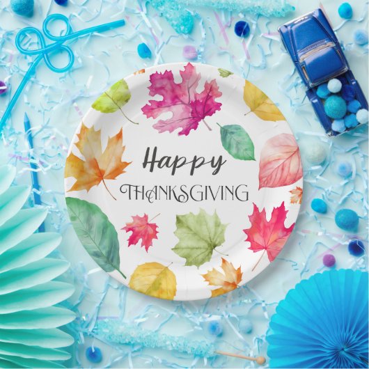 Happy Thanksgiving Pappteller (Party)