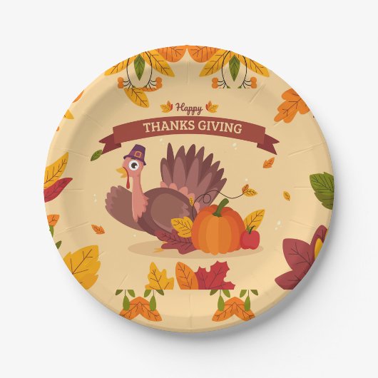 Happy Thanksgiving Pappteller