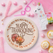 Happy Thanksgiving Pappteller (Party)