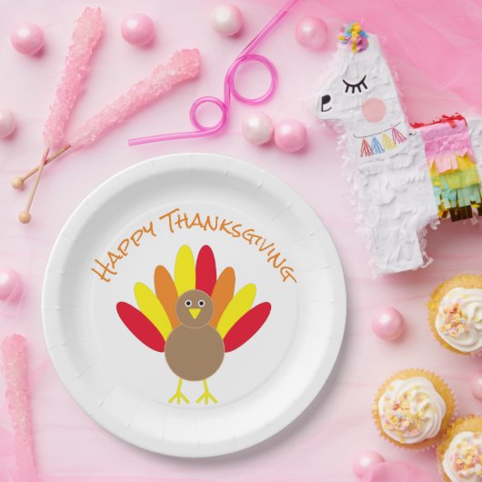 Happy Thanksgiving Pappteller (Party)