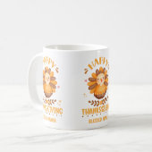 Happy Thanksgiving Personalisiert Kaffeetasse (Vorderseite Links)