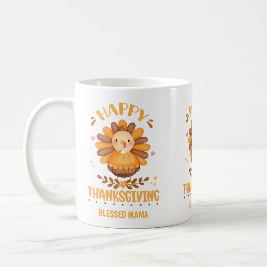 Happy Thanksgiving Personalisiert Kaffeetasse (Links)