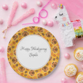Happy Thanksgiving Personalisiert Pappteller (Party)