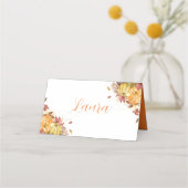 Happy Thanksgiving Platzkarte (Rückseite)