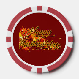 Happy Thanksgiving Pokerchips