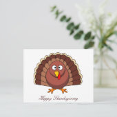 Happy Thanksgiving Postcard Feiertagspostkarte (Stehend Vorderseite)