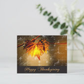 Happy Thanksgiving Postcard Feiertagspostkarte (Stehend Vorderseite)