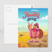Happy Thanksgiving Postcard Postkarte (Vorne/Hinten)