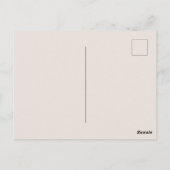 Happy Thanksgiving Postcard Postkarte (Rückseite)