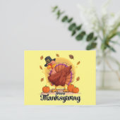 Happy Thanksgiving Postcard Postkarte (Stehend Vorderseite)