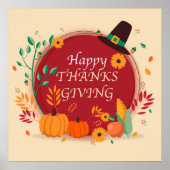 Happy Thanksgiving Poster (Vorne)