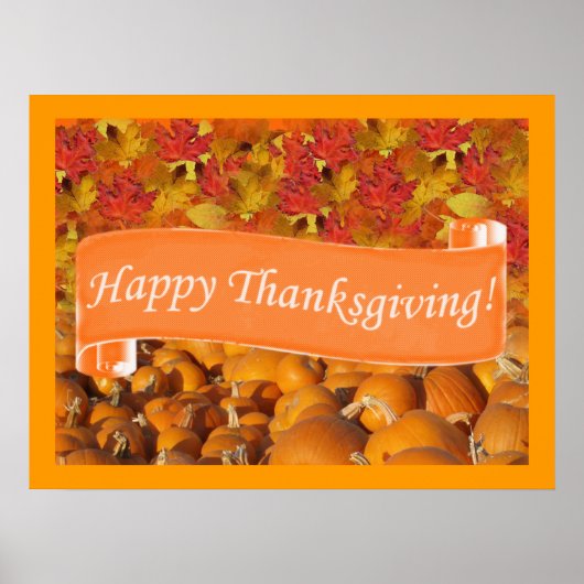 Happy Thanksgiving Poster (Vorne)