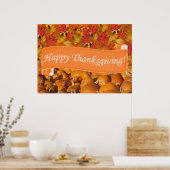 Happy Thanksgiving Poster (Küche)