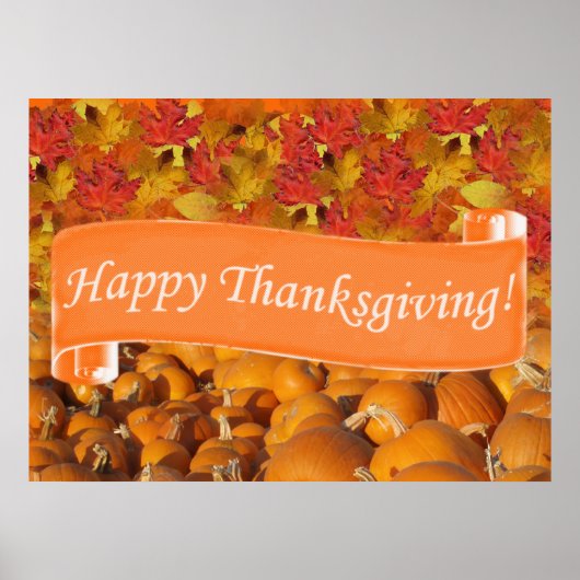 Happy Thanksgiving Poster (Vorne)