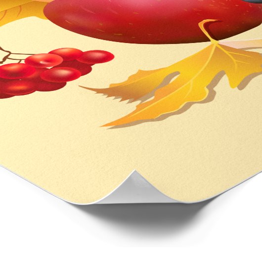 Happy Thanksgiving Poster (Ecke)