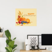 Happy Thanksgiving Poster (Heimbüro)