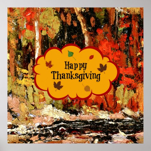 Happy Thanksgiving Poster (Vorne)