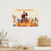Happy Thanksgiving Poster (Küche)