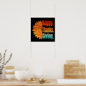 Happy Thanksgiving Poster (Küche)