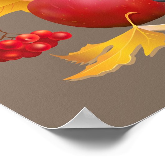 Happy Thanksgiving Poster (Ecke)