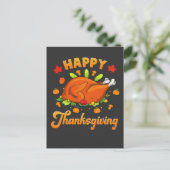 Happy Thanksgiving Postkarte (Stehend Vorderseite)