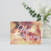 Happy Thanksgiving Postkarte (Stehend Vorderseite)