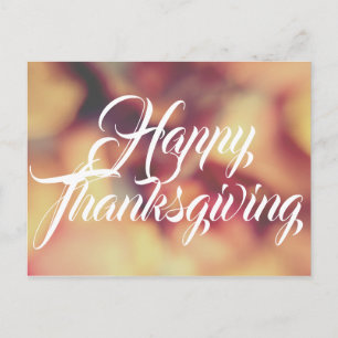 Happy Thanksgiving Postkarte