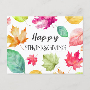 Happy Thanksgiving Postkarte