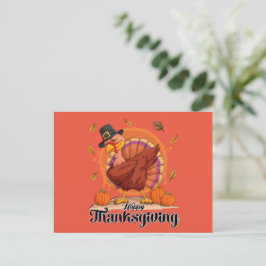 Happy Thanksgiving Postkarte