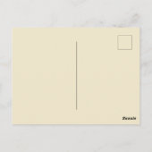 Happy Thanksgiving Postkarte (Rückseite)