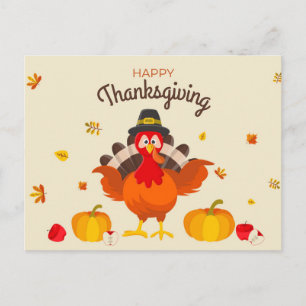 Happy Thanksgiving Postkarte