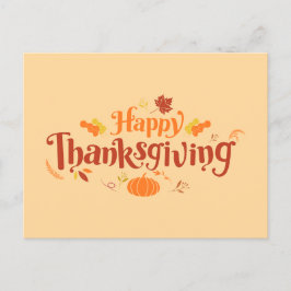 Happy Thanksgiving Postkarte