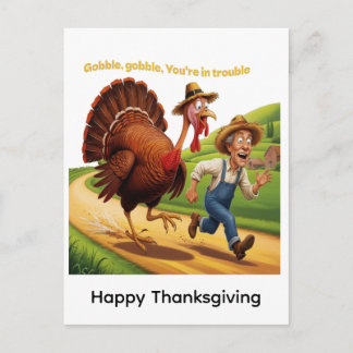 Happy Thanksgiving Postkarte