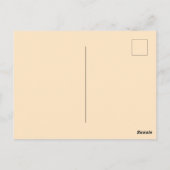 Happy Thanksgiving Postkarte (Rückseite)