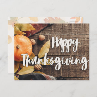 Happy Thanksgiving Postkarte