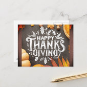 Happy Thanksgiving Postkarte