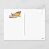 Happy Thanksgiving Postkarte (Rückseite)