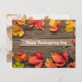 Happy Thanksgiving Postkarte