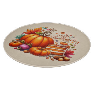 Happy Thanksgiving Pumpen Holiday Schneidebrett