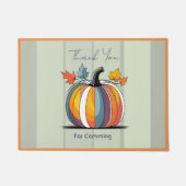 Happy Thanksgiving Pumpkin Fußmatte (Vorderseite)