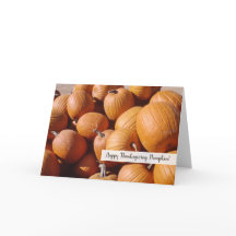 Happy Thanksgiving Pumpkin Orange Fall Squash