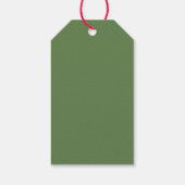 Happy Thanksgiving Pumpkin Sonnenblumen Individuel Geschenkanhänger (Rückseite)