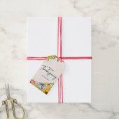 Happy Thanksgiving Pumpkin Sonnenblumen Individuel Geschenkanhänger (Mit Garn)