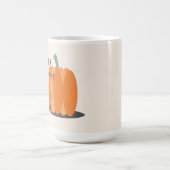 Happy Thanksgiving Pumpkin und Pumpkin Pie Kaffeetasse (Mittel)