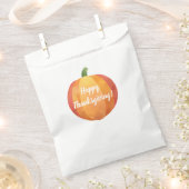 Happy Thanksgiving Pumpkin Watercolor Geschenktütchen (Ausgeschnitten)