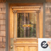 Happy Thanksgiving Pumpkins Custom Company Fensteraufkleber (Haustür)