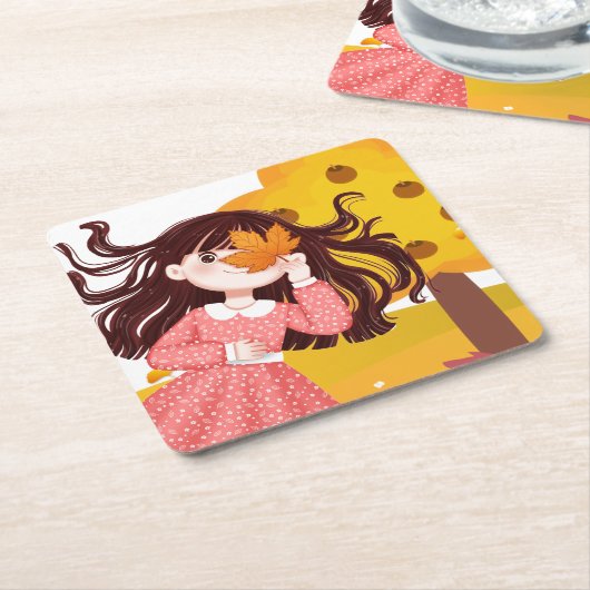 Happy Thanksgiving Rechteckiger Pappuntersetzer (angewinkelt)