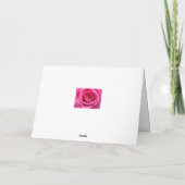 Happy Thanksgiving Red Retro Fiat 500 Karte (Rückseite)